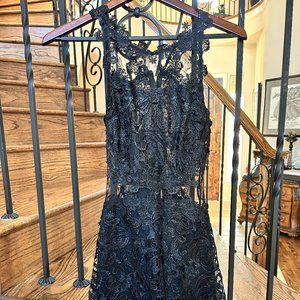 Soieblu Black Laced Dress (Small)